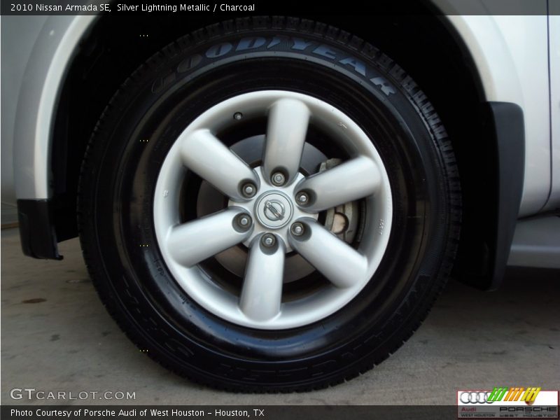 Silver Lightning Metallic / Charcoal 2010 Nissan Armada SE