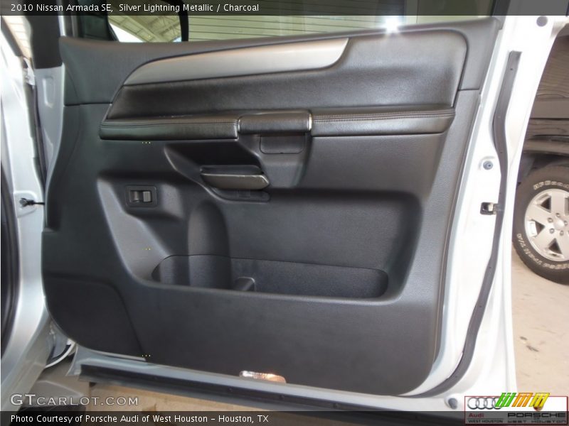 Silver Lightning Metallic / Charcoal 2010 Nissan Armada SE
