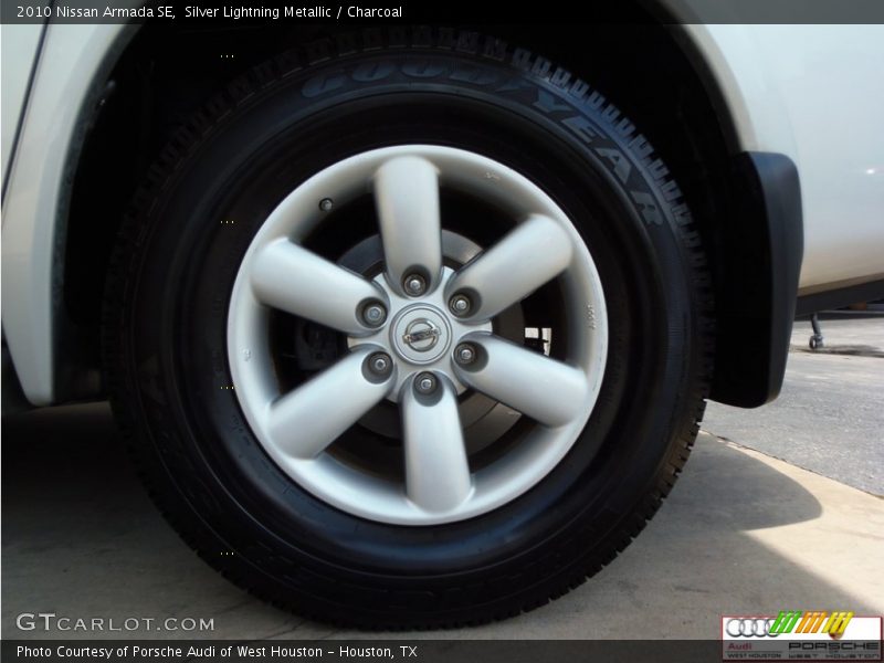 Silver Lightning Metallic / Charcoal 2010 Nissan Armada SE