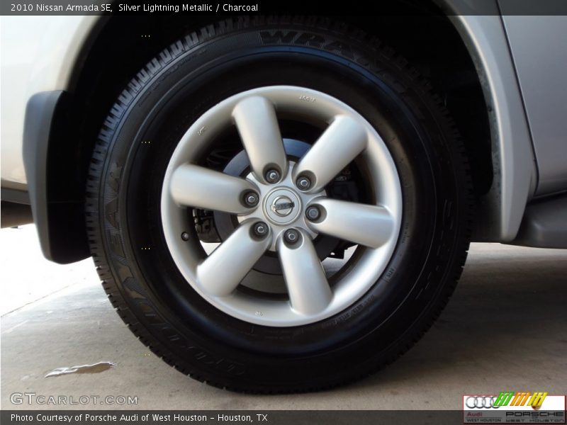 Silver Lightning Metallic / Charcoal 2010 Nissan Armada SE