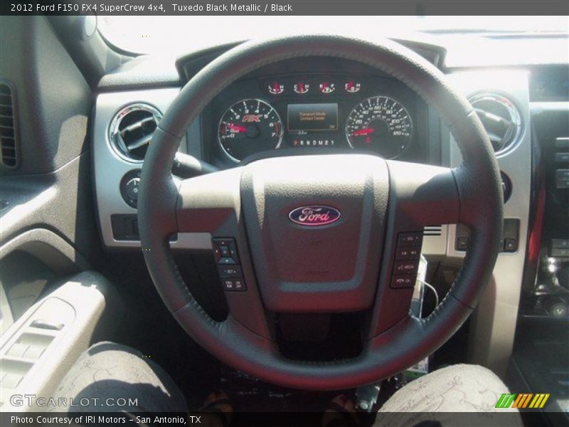Tuxedo Black Metallic / Black 2012 Ford F150 FX4 SuperCrew 4x4