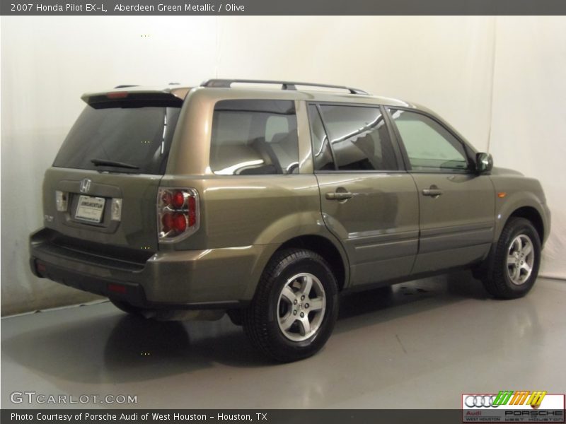 Aberdeen Green Metallic / Olive 2007 Honda Pilot EX-L