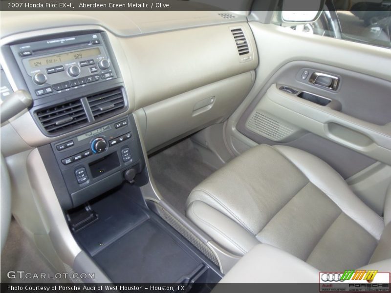 Aberdeen Green Metallic / Olive 2007 Honda Pilot EX-L