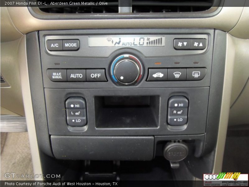 Aberdeen Green Metallic / Olive 2007 Honda Pilot EX-L