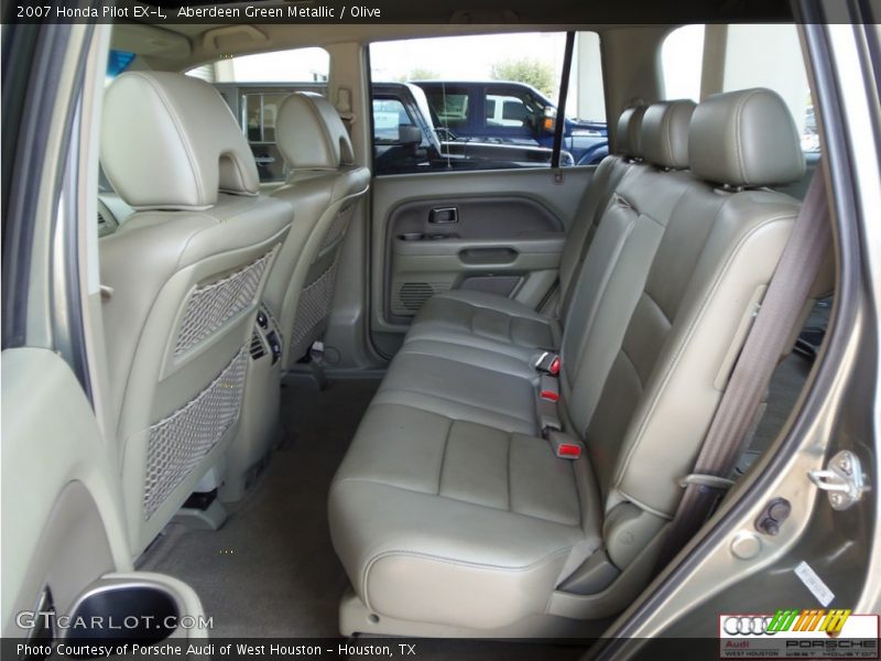 Aberdeen Green Metallic / Olive 2007 Honda Pilot EX-L