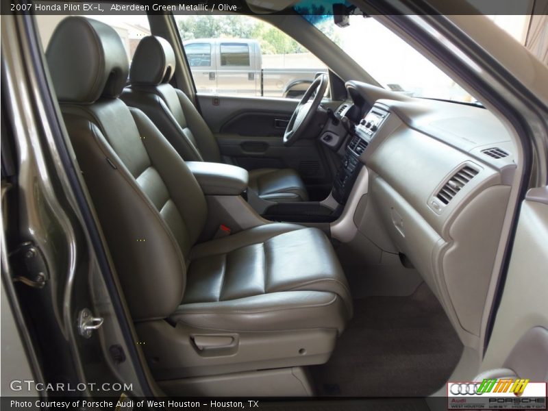 Aberdeen Green Metallic / Olive 2007 Honda Pilot EX-L