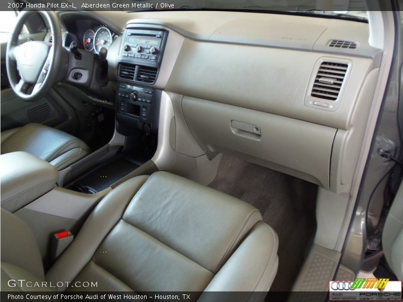 Aberdeen Green Metallic / Olive 2007 Honda Pilot EX-L
