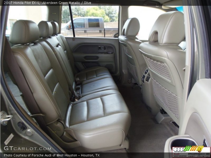 Aberdeen Green Metallic / Olive 2007 Honda Pilot EX-L