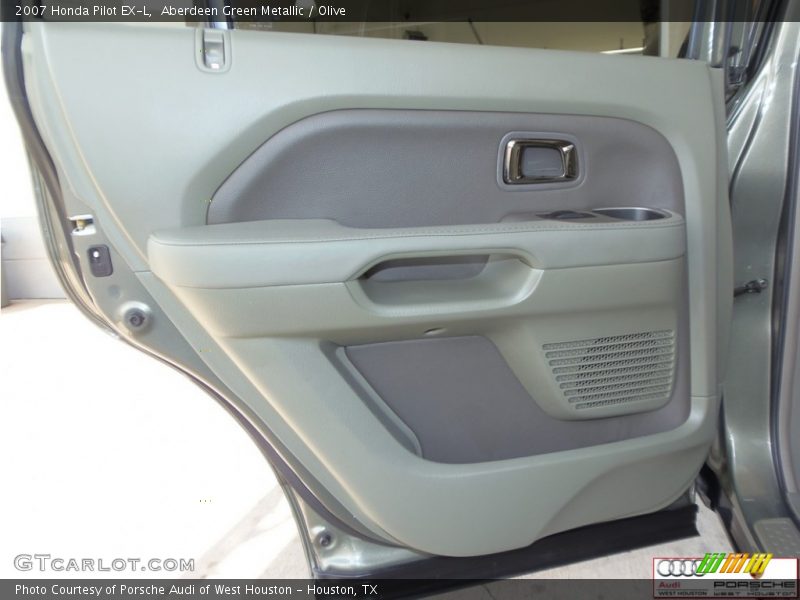 Aberdeen Green Metallic / Olive 2007 Honda Pilot EX-L