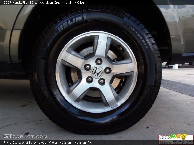 Aberdeen Green Metallic / Olive 2007 Honda Pilot EX-L