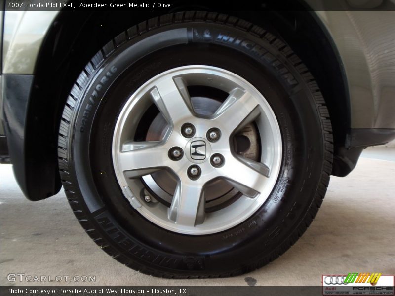 Aberdeen Green Metallic / Olive 2007 Honda Pilot EX-L
