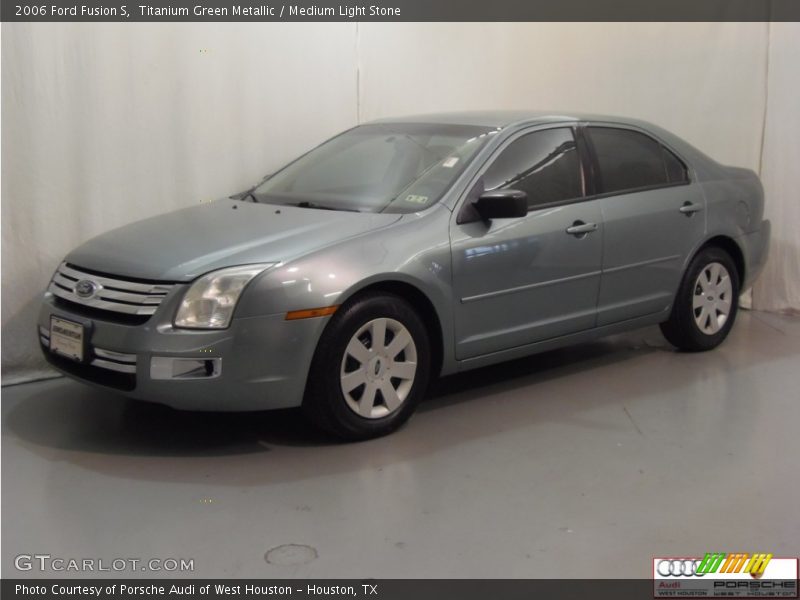 Titanium Green Metallic / Medium Light Stone 2006 Ford Fusion S