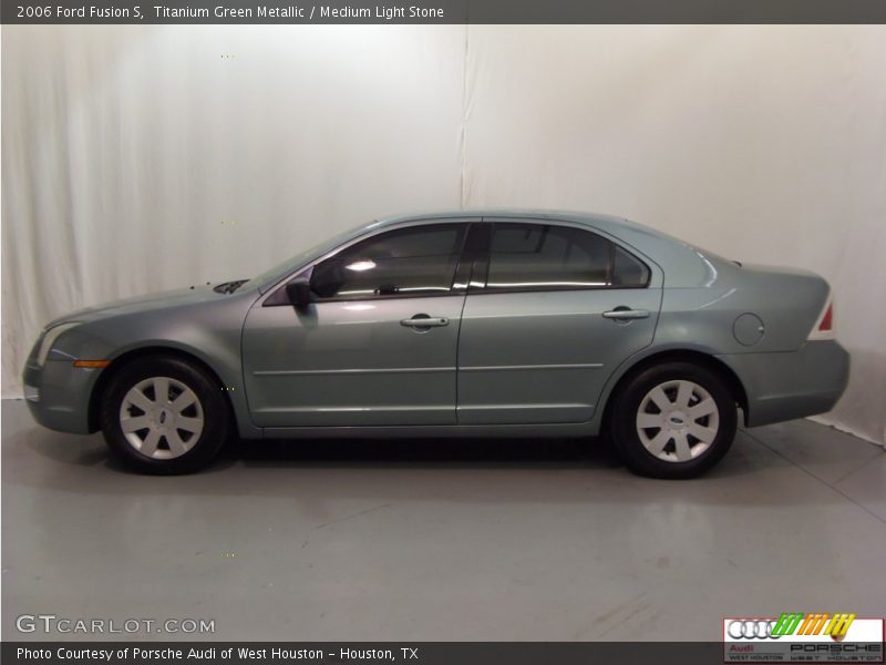Titanium Green Metallic / Medium Light Stone 2006 Ford Fusion S