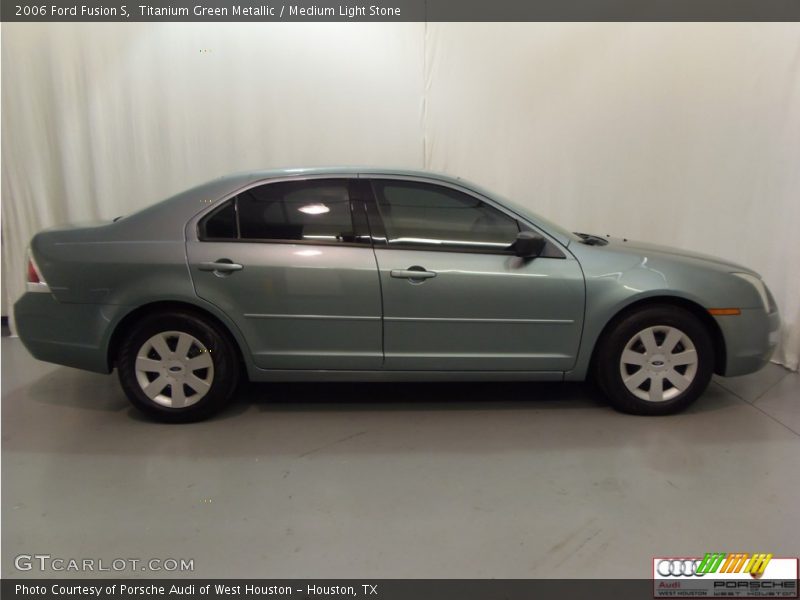Titanium Green Metallic / Medium Light Stone 2006 Ford Fusion S