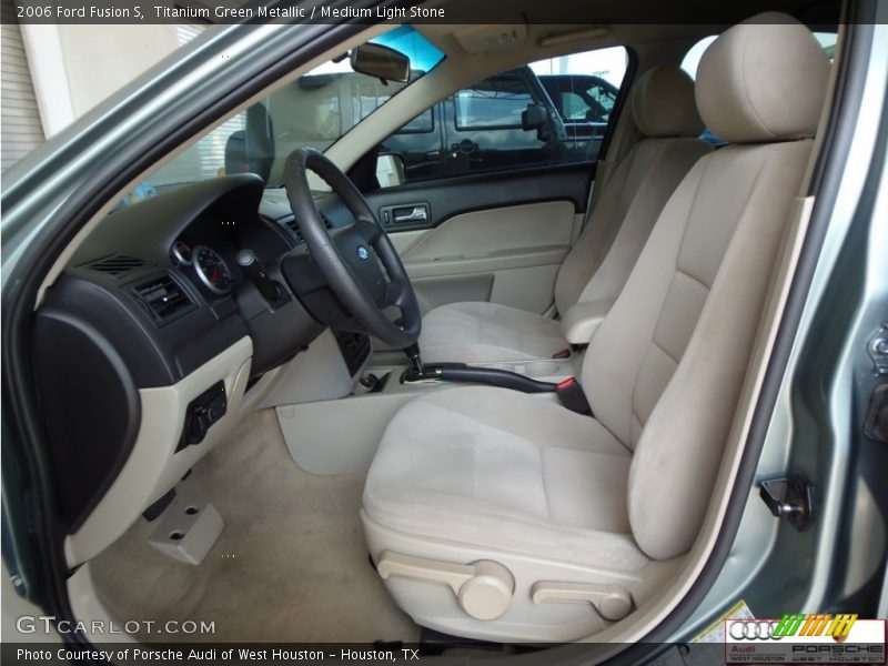 Titanium Green Metallic / Medium Light Stone 2006 Ford Fusion S