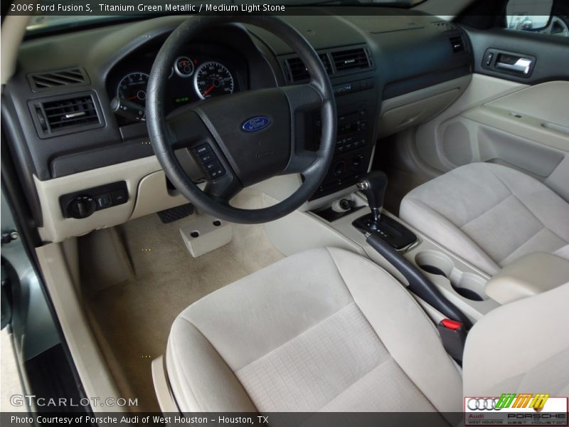 Titanium Green Metallic / Medium Light Stone 2006 Ford Fusion S