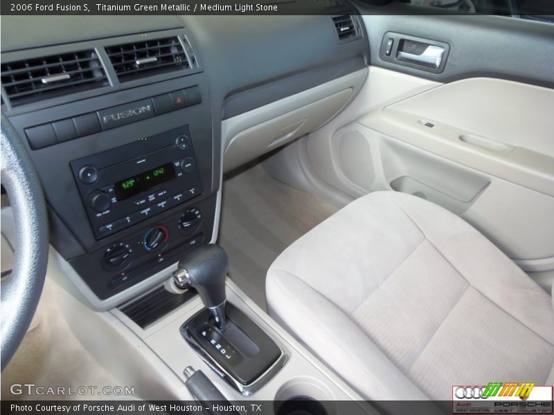 Titanium Green Metallic / Medium Light Stone 2006 Ford Fusion S