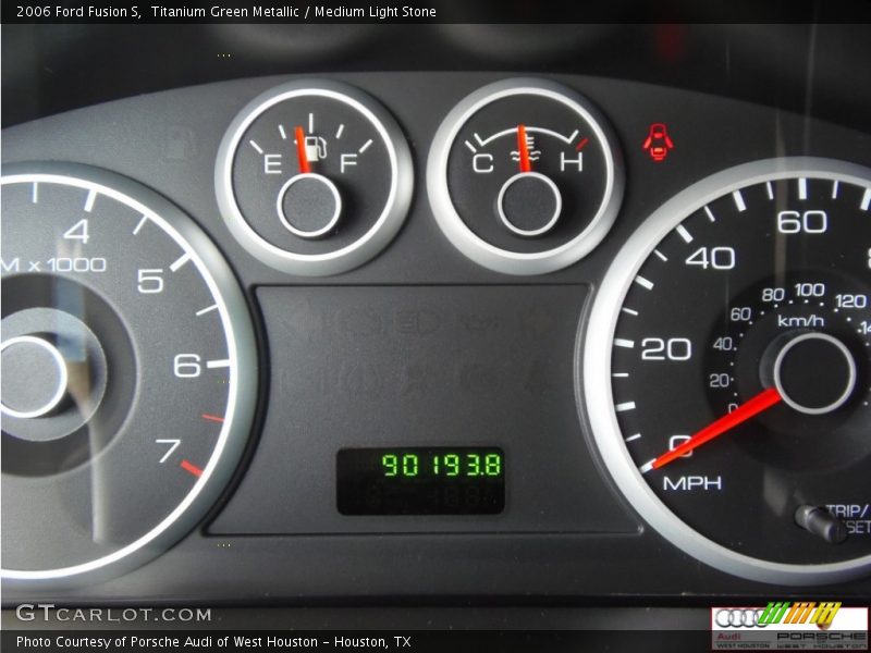 Titanium Green Metallic / Medium Light Stone 2006 Ford Fusion S