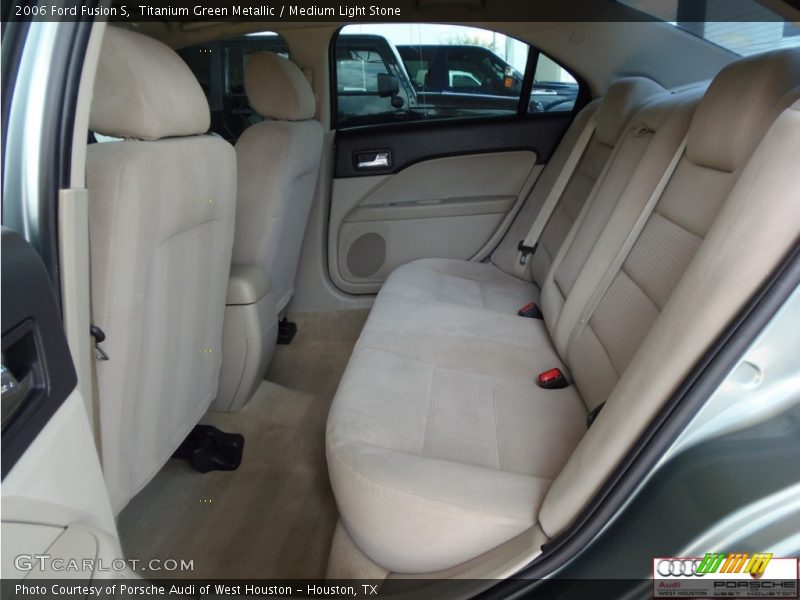 Titanium Green Metallic / Medium Light Stone 2006 Ford Fusion S