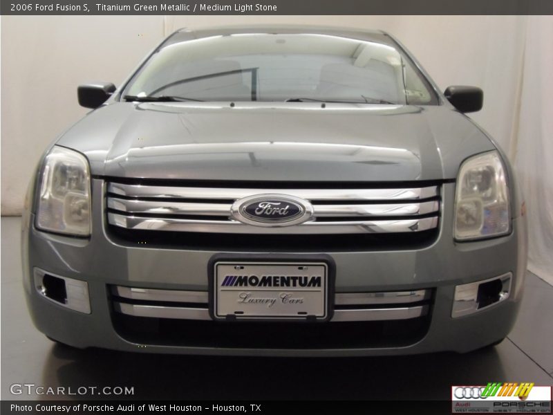 Titanium Green Metallic / Medium Light Stone 2006 Ford Fusion S