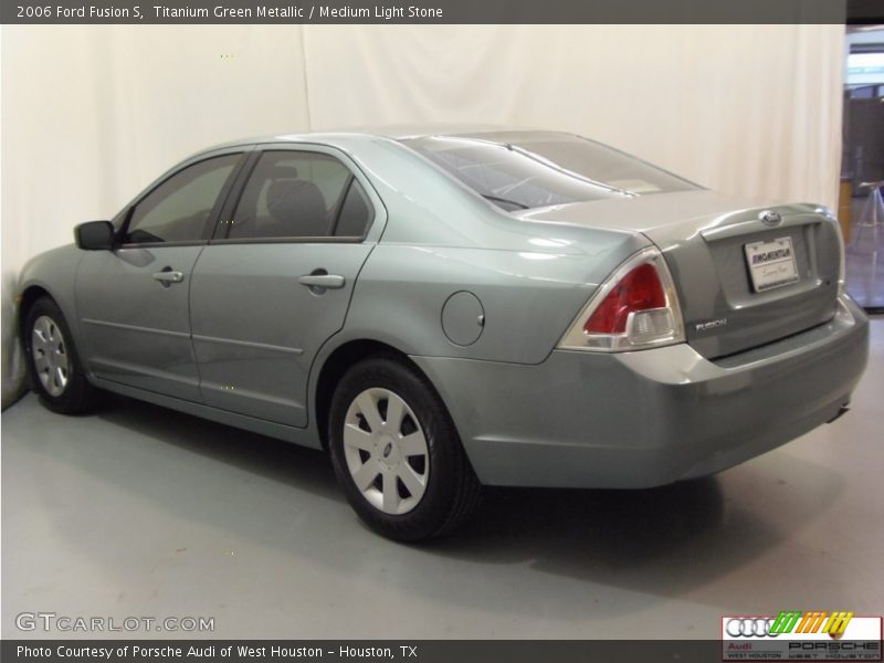 Titanium Green Metallic / Medium Light Stone 2006 Ford Fusion S