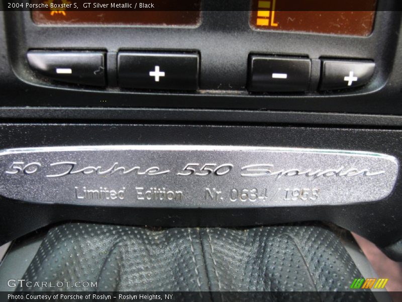 GT Silver Metallic / Black 2004 Porsche Boxster S