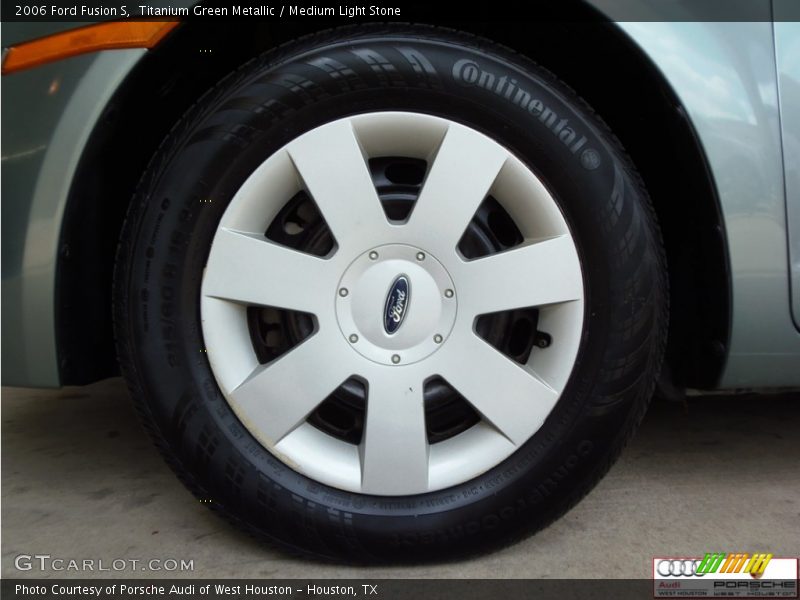 Titanium Green Metallic / Medium Light Stone 2006 Ford Fusion S