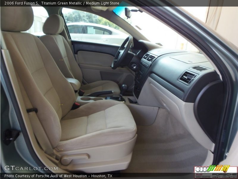 Titanium Green Metallic / Medium Light Stone 2006 Ford Fusion S