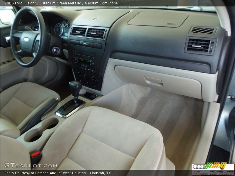 Titanium Green Metallic / Medium Light Stone 2006 Ford Fusion S