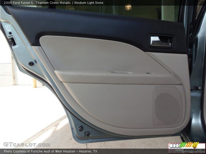 Titanium Green Metallic / Medium Light Stone 2006 Ford Fusion S