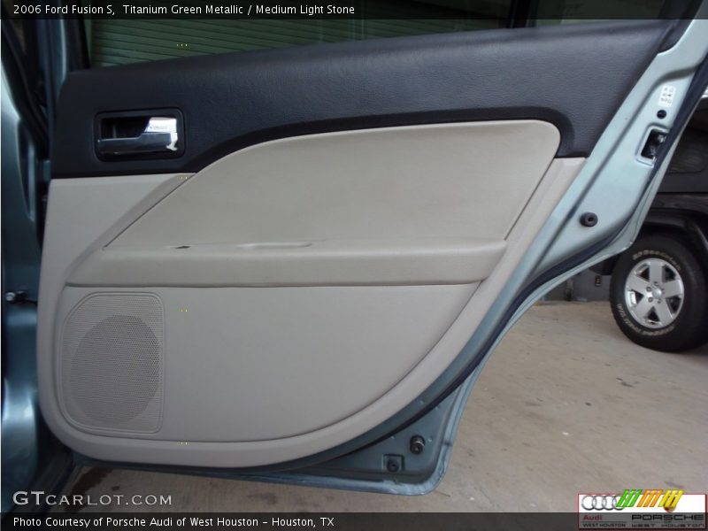 Titanium Green Metallic / Medium Light Stone 2006 Ford Fusion S