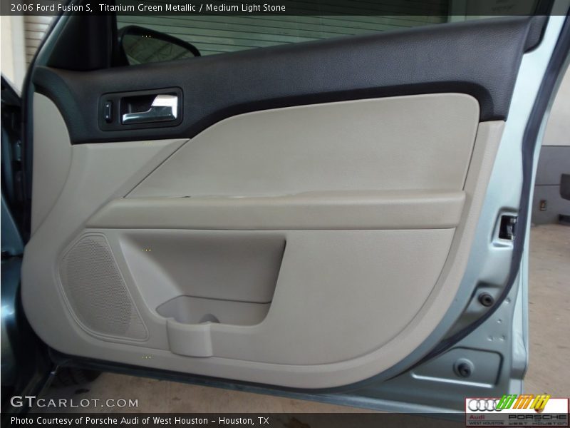 Titanium Green Metallic / Medium Light Stone 2006 Ford Fusion S