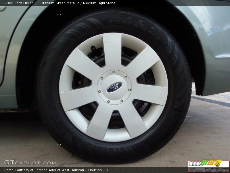 Titanium Green Metallic / Medium Light Stone 2006 Ford Fusion S