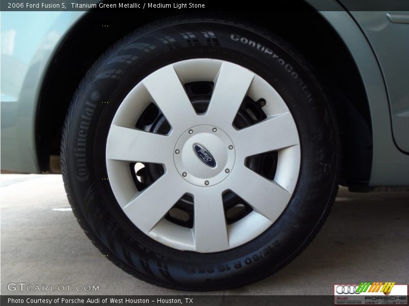 Titanium Green Metallic / Medium Light Stone 2006 Ford Fusion S