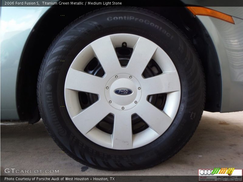 Titanium Green Metallic / Medium Light Stone 2006 Ford Fusion S