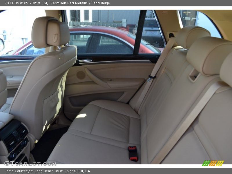 Vermilion Red Metallic / Sand Beige 2011 BMW X5 xDrive 35i