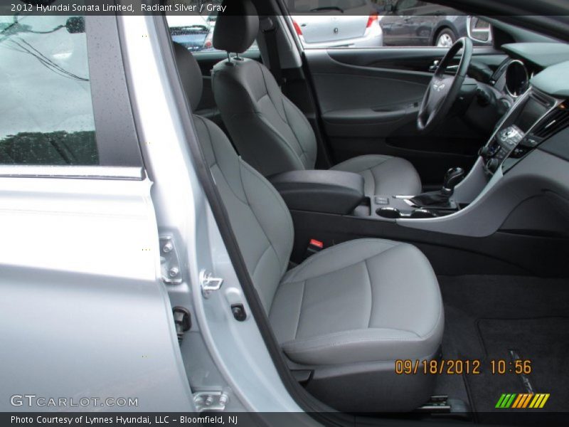 Radiant Silver / Gray 2012 Hyundai Sonata Limited