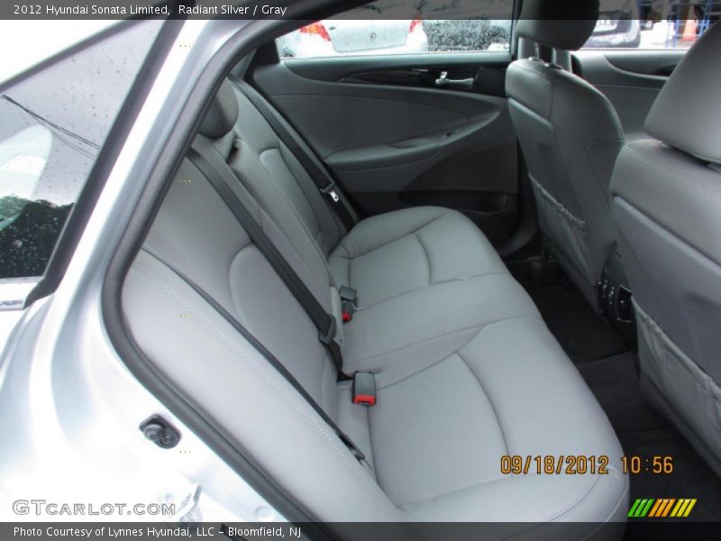 Radiant Silver / Gray 2012 Hyundai Sonata Limited