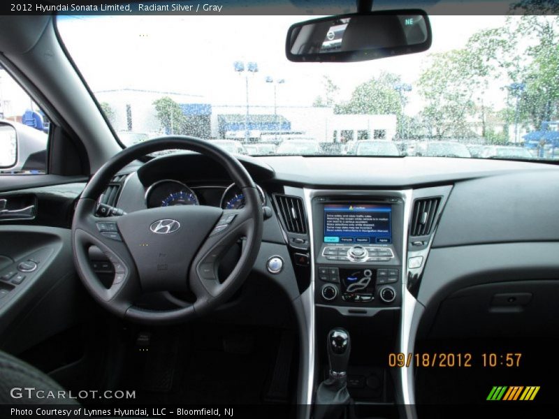 Radiant Silver / Gray 2012 Hyundai Sonata Limited