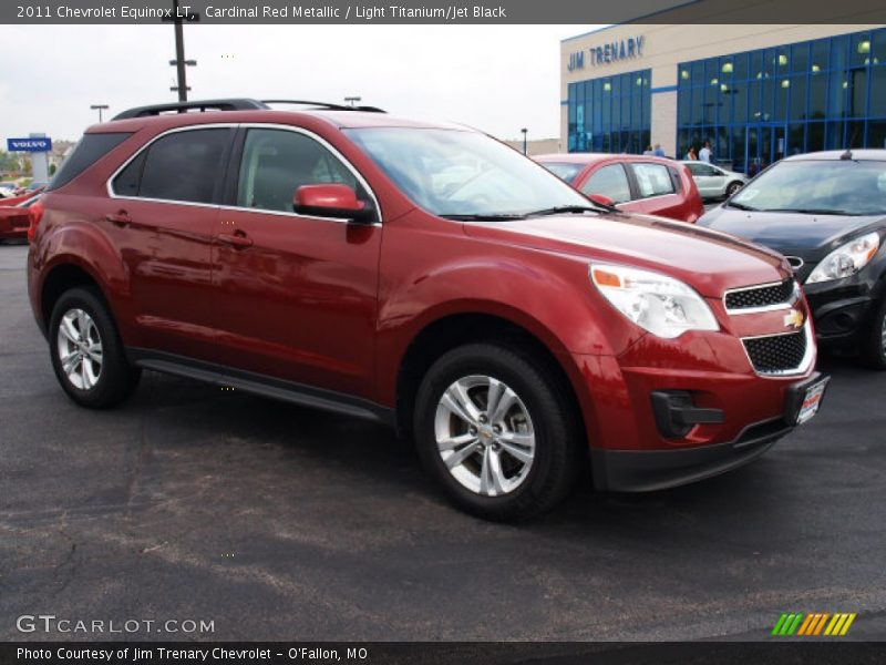 Cardinal Red Metallic / Light Titanium/Jet Black 2011 Chevrolet Equinox LT