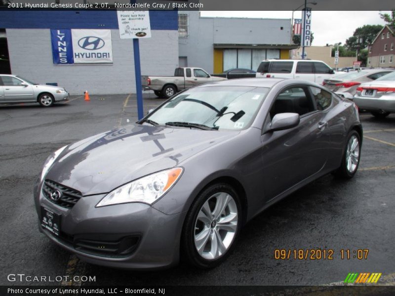 Nordschleife Gray / Black Cloth 2011 Hyundai Genesis Coupe 2.0T