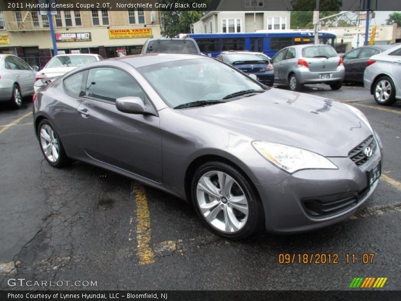 Nordschleife Gray / Black Cloth 2011 Hyundai Genesis Coupe 2.0T