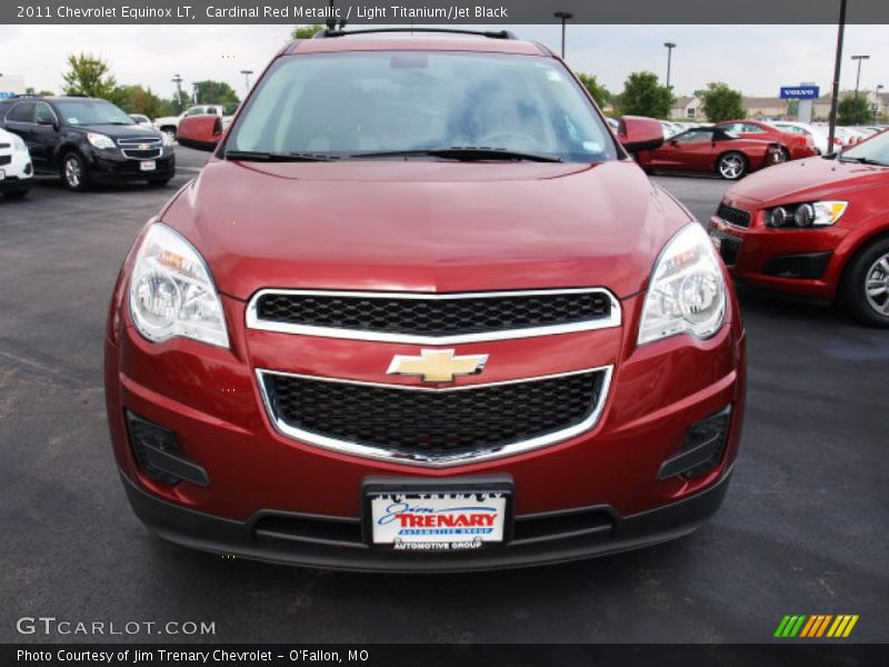 Cardinal Red Metallic / Light Titanium/Jet Black 2011 Chevrolet Equinox LT