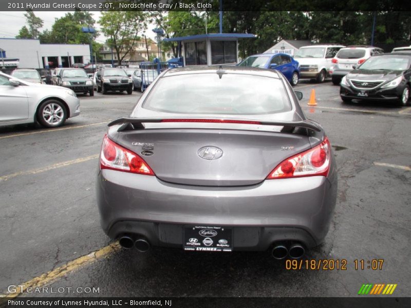 Nordschleife Gray / Black Cloth 2011 Hyundai Genesis Coupe 2.0T