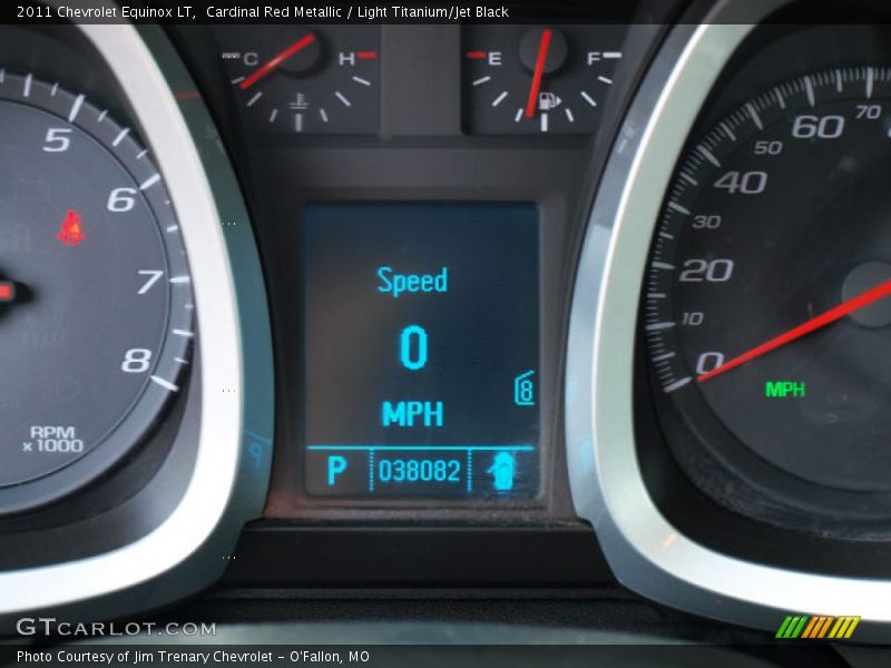 Cardinal Red Metallic / Light Titanium/Jet Black 2011 Chevrolet Equinox LT