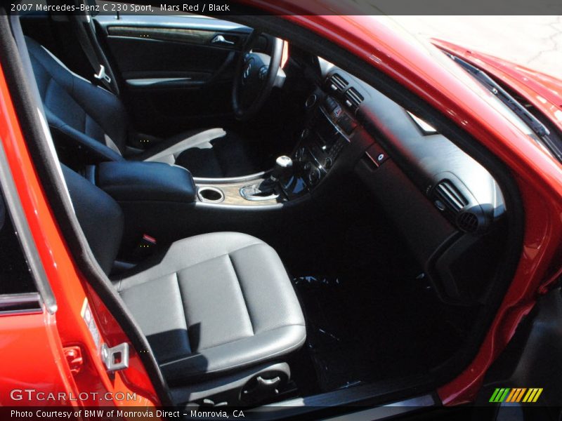 Mars Red / Black 2007 Mercedes-Benz C 230 Sport