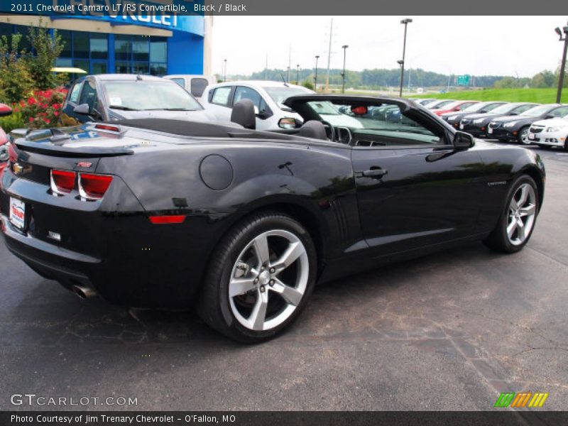 Black / Black 2011 Chevrolet Camaro LT/RS Convertible