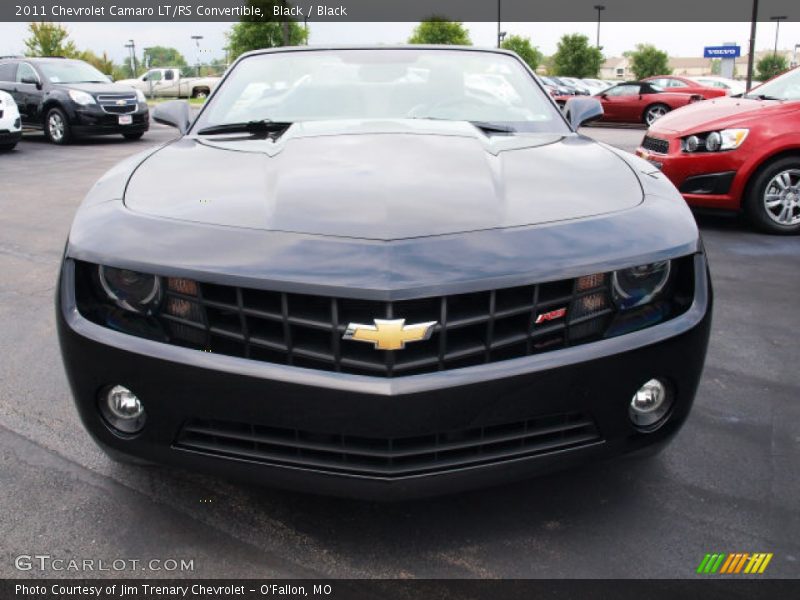 Black / Black 2011 Chevrolet Camaro LT/RS Convertible