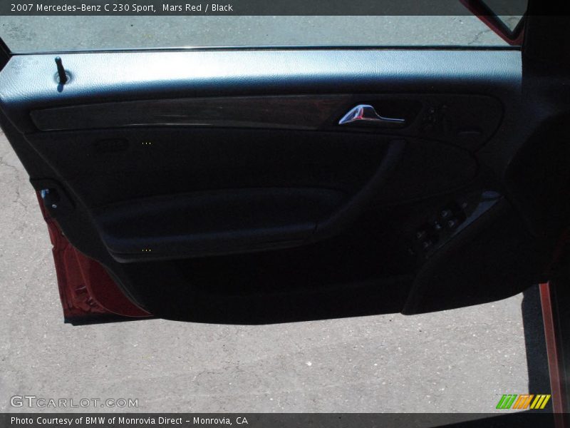 Mars Red / Black 2007 Mercedes-Benz C 230 Sport