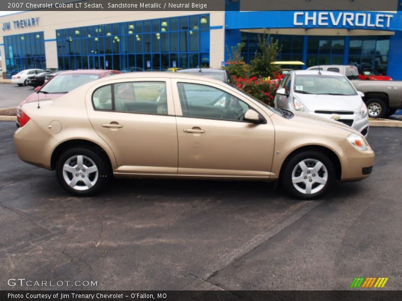 Sandstone Metallic / Neutral Beige 2007 Chevrolet Cobalt LT Sedan